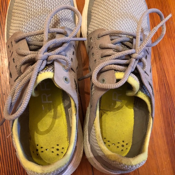 Sperry Grey Neon Slip On Sneakers Tennis Shoes 8 - Picture 9 of 12